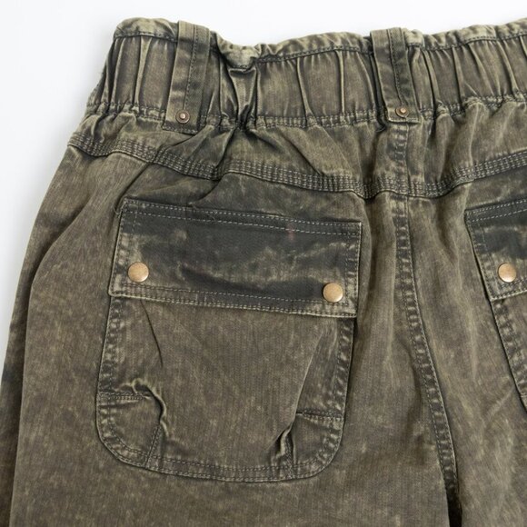 Free People We The Free Can't Compare Slouch Pants Green - Picture 9 of 14